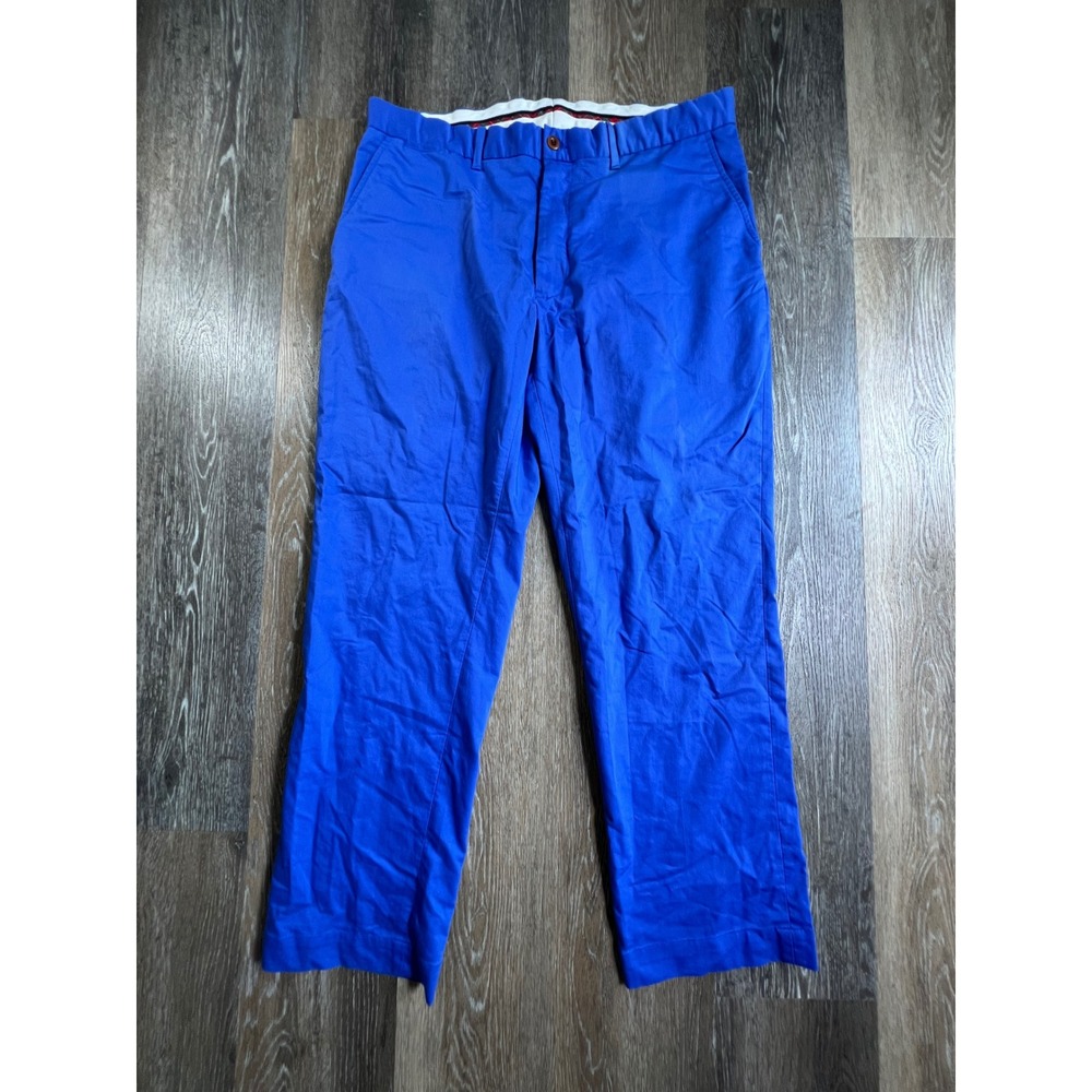 Polo Golf Ralph Lauren Pants Mens 36/30 Blue Chino Straight Leg Stretch 4187